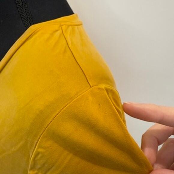 Dolan Anthropologie Short Sleeve Tunic Dress Size XS Yellow - Picture 14 of 14